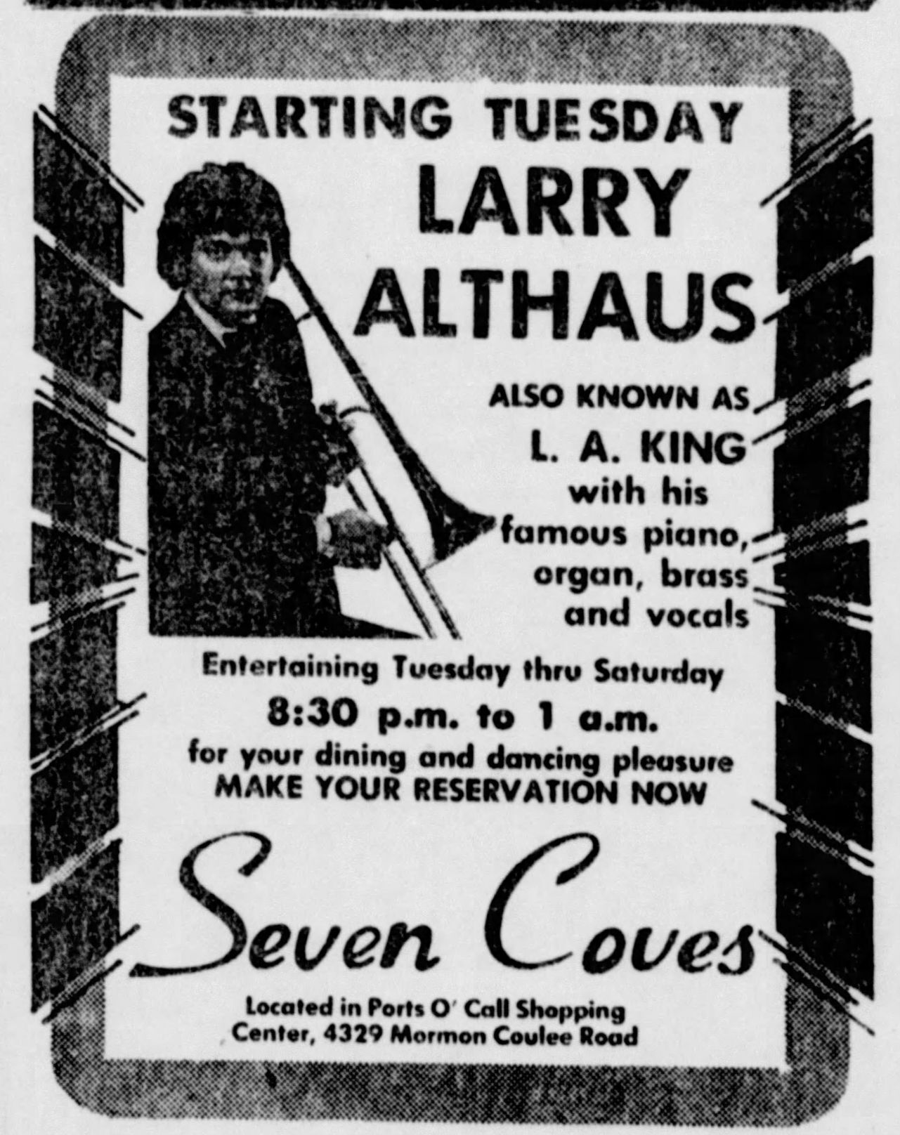 1974: Seven Coves